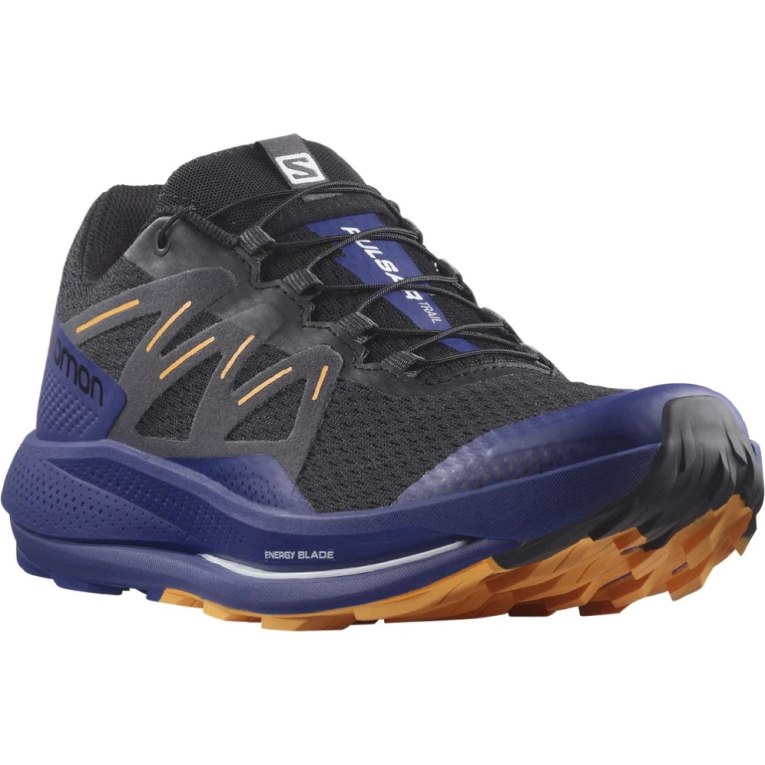 Salomon Pulsar Men's Trail Running Shoes Blue / Black | CA 58V92
